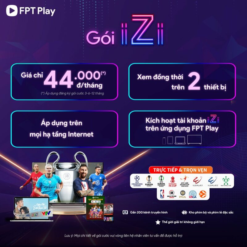 Gói FPT play IZI
